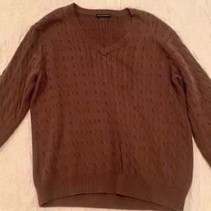 Brandy Meville Brown Oversized Sweater